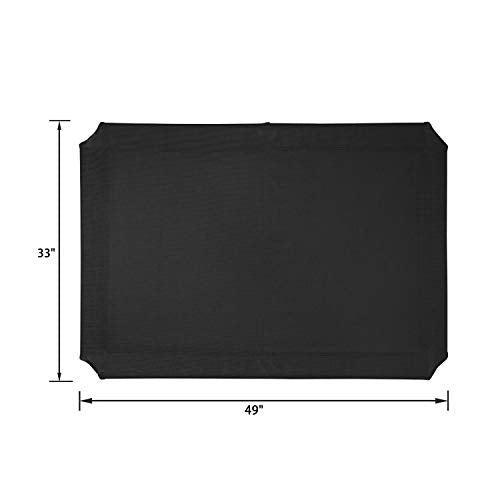 Veehoo Dog Bed Cover for CWC1803-XL - color: Black, size: 49.0"L x 33.0"W x 0.2"Th