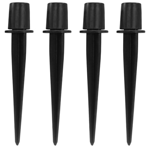Litoexpe 4 Pack Metal Solar Lights Stake, Replacement Spike Ground Stake for Garden Lights Outdoor Enthusiasts - size: Metal-4 Pack