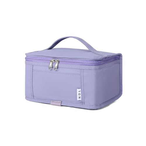 NOL Natural Organic Lifestyle Small Lunch Bag Mini Lunch Box Insulated Lunch Bag for Men/Women Leakproof Cooler Tote Bag Lightweight Nylon Waterproof Lunch Box For Work, Light purple - color: Light Purple, size: Medium(5 Liters)