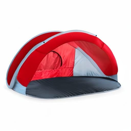 ONIVA - a Picnic Time Brand - Manta Portable Beach Tent - Pop Up Tent - Beach Sun Shelter Pop Up, (Red) - color: Red