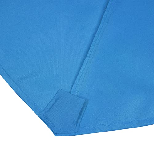Sunnyglade 7.5ft Patio Umbrella Replacement Canopy Market Umbrella Top Outdoor Umbrella Canopy with 6 Ribs - color: Blue