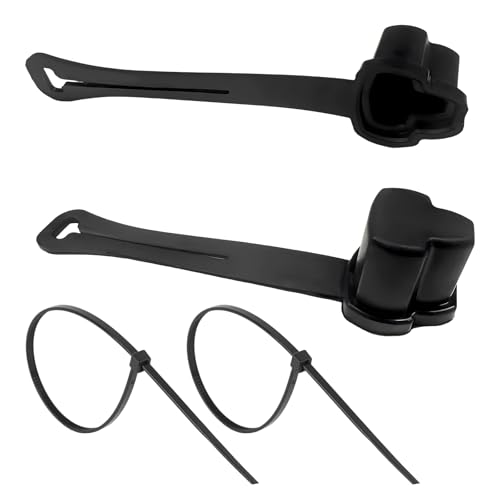 2PCS 3 Prong Plug Protector, Waterproof Electrical Plug Protector for Engine Block Heater Cords, Weatherproof Extension Cord End Cover Safety Caps for 120-Volt Plugs - color: 2pcs