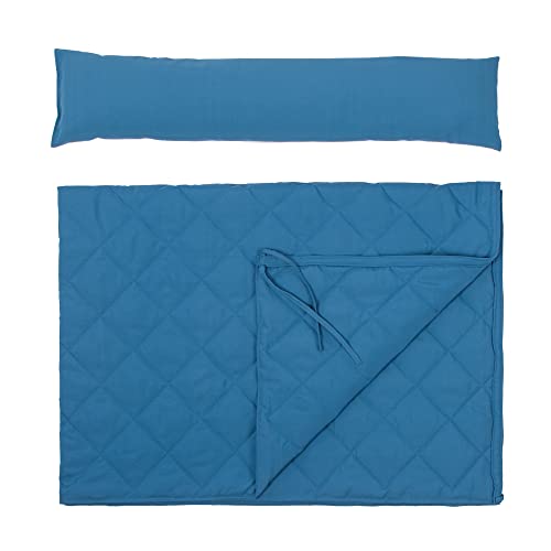 ANOW Outdoor Hammock Pad and Pillow Set Only, Heavy Duty Hammock Pad, Blue - color: Blue