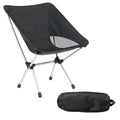 Wind Tour Portable Camping Chair Lightweight Foldable Outdoor Chair for Hiking Camp Backpacking Lawn Beach Fishing Picnic with Carry Bag (Silver - Ultra Light) - color: Silver - Ultra Light