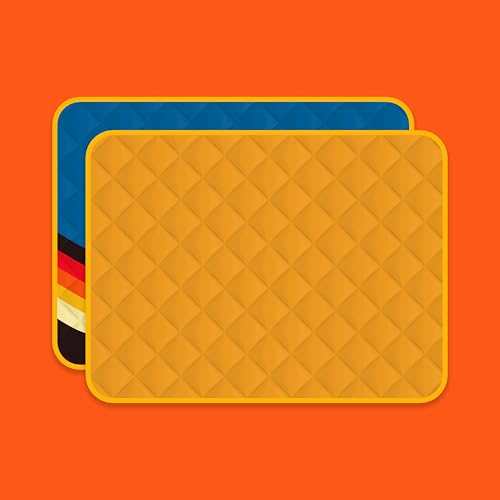 Waterproof Blanket, 29" x 34” - Seat Cover for Dogs and Pets. Ideal for Small and Medium Pet Crate Blankets, Settle mat, Diaper Changing and Playmat for Babies - color: Blue and Yellow
