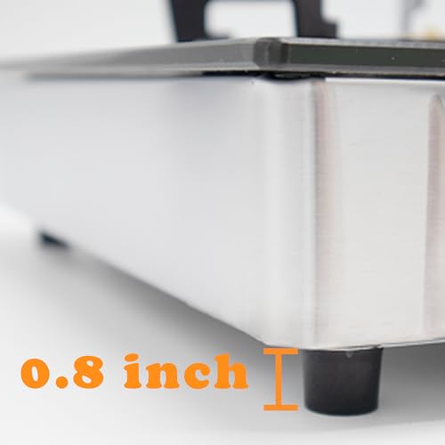 1 Burner Propane Gas Cooktop,Camping Portable LPG Gas Stove, Auto Ignition Tempered Glass Countertop Regulator and Burner Grate - color: Glass