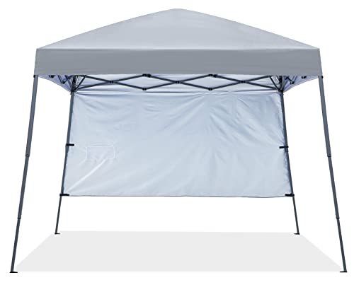 ABCCANOPY Stable Pop Up Beach Tent with Backpack Bag, 10 x 10 ft Base / 8 x 8 ft Top, Gray… - color: Gray, size: 10x10
