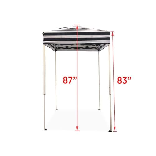 Impact Canopy 4' x 4' Portable Dressing Room, Pop Up Portable Changing Room, Navy Blue / White - color: Navy Blue / White