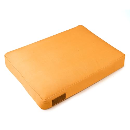 WHITEDUCK Dog Bed Cover (Tan) 36" L x 27" W x 4.3" th (L) - color: Tan - Only Cover, size: Large