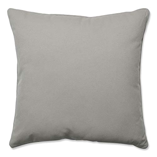 Pillow Perfect Pompeii Solid Indoor/Outdoor Floor Pillow Plush Fill, Weather and Fade Resistant, Floor - 25" x 25", Beige, - color: Tan Solar Linen, size: Floor - 25" x 25"