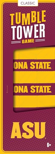 Baby Fanatic MasterPieces Game Day - NCAA Arizona State Sun Devils - Officially Licensed Tumble Tower, Real Wood Blocks - style: Arizona State Sun Devils