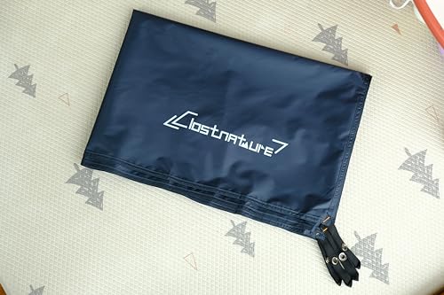 Clostnature Tent Footprint - Waterproof Camping Tarp, Heavy Duty Tent Floor Saver, Ultralight Ground Sheet Mat for Hiking, Backpacking, Hammock, Beach - Storage Bag Included - color: Black, size: 168'' x 108''