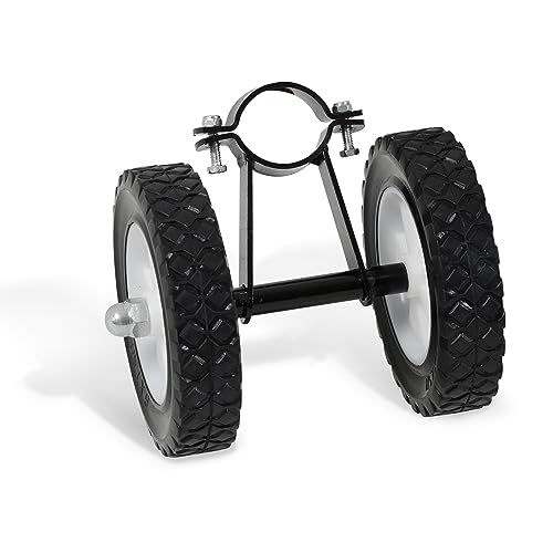 SUNCREAT Hammock Wheel Kit for Hammock Stand, Weather Resistant Portable Universal Stand Wheel for Outdoor Use, Black