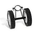 SUNCREAT Hammock Wheel Kit for Hammock Stand, Weather Resistant Portable Universal Stand Wheel for Outdoor Use, Black