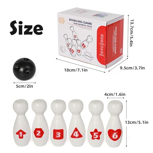 Kids Bowling Set - Outdoor Activity Gear, Vibrant Excitement Station, Reliable Administrative Utility Station, Performance Wrap Tool | for Professional Daily Game Requirement Needs Party Task - color: White