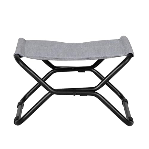 Abba Patio Heavy-Duty Outdoor Chaise Lounge Chair, Reclining Folding Camping Chair with Removable Footrest, All-Weather Portable Patio Furniture for Poolside, Beach, Lawn, Indoor Outdoor Use, Grey - color: Grey