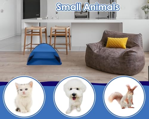 Luocute Head Tent for Beach, Pet Shade Canopy, Indoor Outdoor Small Pop Up Sun Shade for Head Face (M Size 0.15kg 70X50x45cm) - style: M Size 0.15kg 70X50x45cm