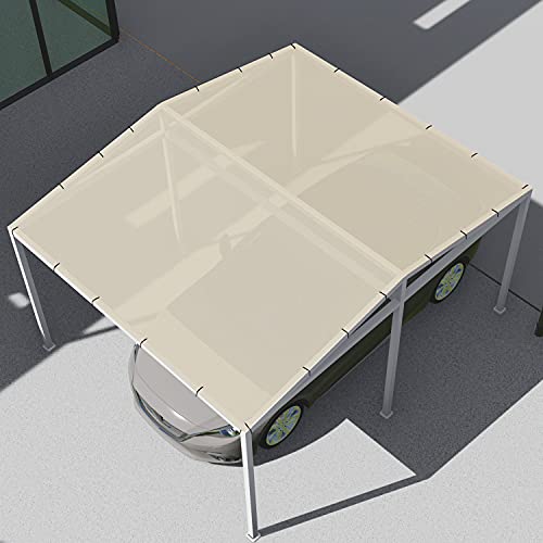 E&K Sunrise 12' x 2' Sun Shade Fabric Roll Outdoor Sun Shade Cloth Pergola Cover for Backyard Garden Patio Deck Greenhouse (Beige)