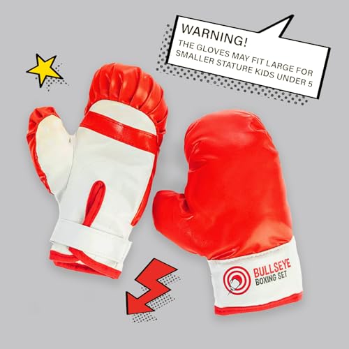 Whoobli Punching Bag for Kids and Toddler Incl Boxing Gloves| 3 4 5 6 7 8+ Years Old Adjustable Kids Boxing Bag with Stand| Sports Toy for Boys| Ideal Christmas Birthday Gift for Children; New 2026