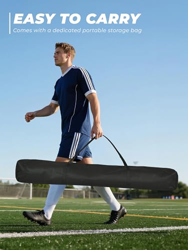 12x9/16x10/20x10ft Barricade Backstop Net, Ball Sports Barrier Netting, Protection Screen for Baseball Softball Lacrosse Soccer Hockey Training for Backyard with Carry Bag - size: 12x9ft