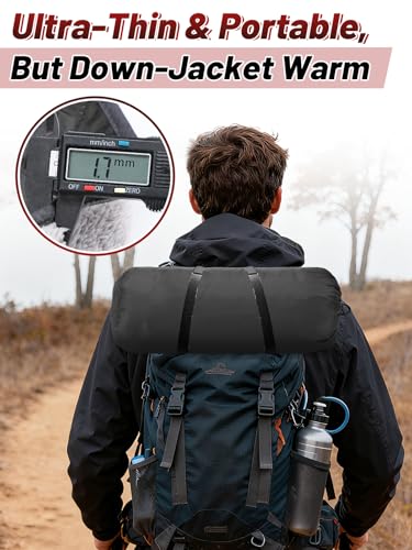 Aulock 55''W x 80''L Warm Outdoor Stadium Blanket Waterproof - Portable & Windproof Black Blanket with Sherpa Fleece Lining for Camping Winter Cold Weather