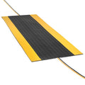 Rubber Cord Cover Mat 47.2in Cable Protector Mat Heavy Duty Grip Cord Hider to Avoid Cable Trips