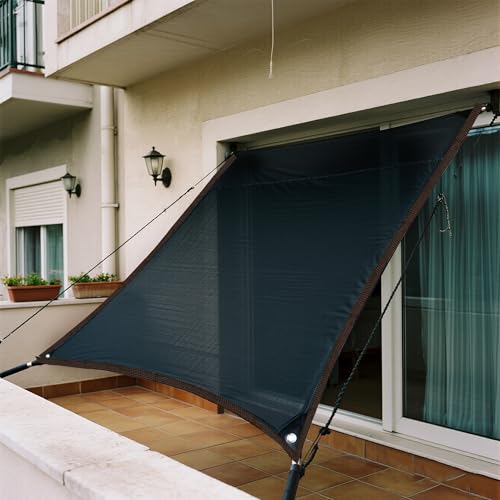 winemana 90% Shade Cloth for Garden- 4x8 FT Breathable Mesh Tarp for Vegetables & Plants, Outdoor Patio Sun Shade with Grommets - Chicken Coop, Dog Kennel Cover - size: 4 FT x 8 FT, style: 90%