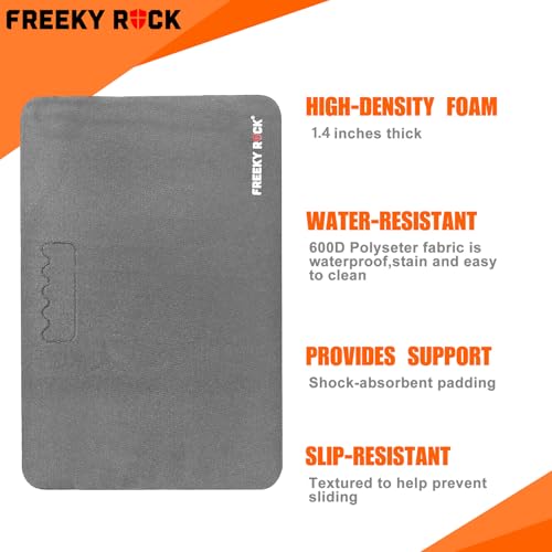 Kneeling Pad, Extra Thick Gardening Kneeling Pad for Women, Large Foam Bathtub Kneeling Pad for Bathing Baby, Waterproof Knee Pads Garden Workout Supplies, Grey - color: Dark Grey