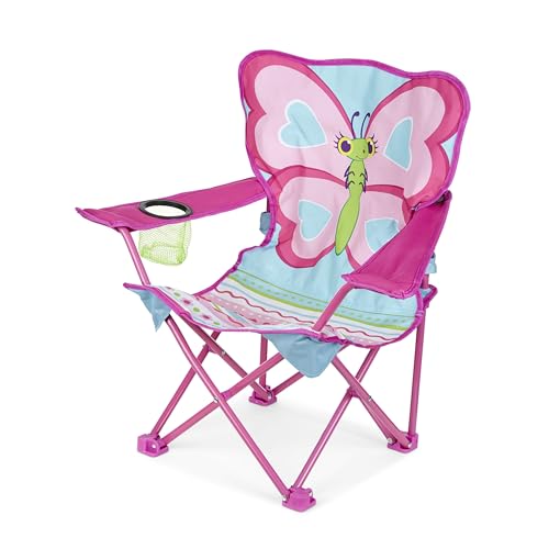 Melissa & Doug Sunny Patch Cutie Pie Butterfly Folding Lawn and Camping Chair - style: Standard Packaging