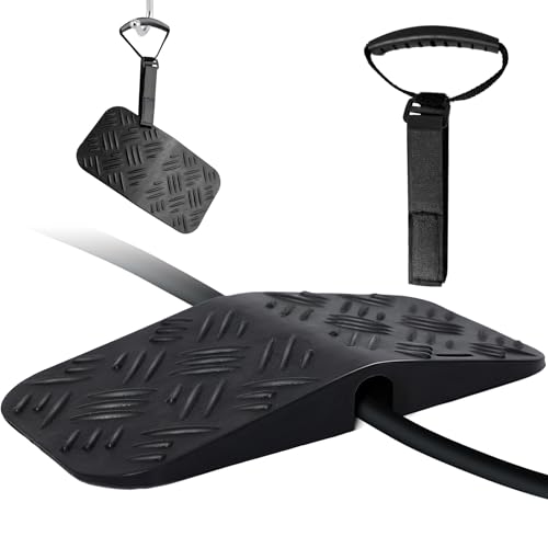 Ev Charger Cable Protector with Handle For Garage Door,Gap Minimizing Design Heavy Duty Soft Rubber Ev Charger Cord Protector Compatible for Tesla(Model 3/Y/X/S), J1772 Chargers,Prevents Damage