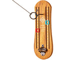 Ring Toss Game for Adults, Hook and Ring Game with String and Hooks for Indoor & Outdoor, Ring Hook Game with Bottle Opener, Gifts for Men