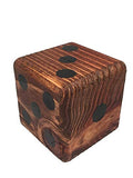 Giant Wooden Yard Dice - 3.5” Wood Die - Yardzee yard dice game - Price per single die