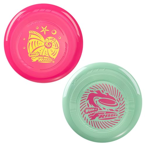 Frisbee Go Flying Disc, 9 Inch Lightweight Sports Disc for Beginners Outdoor Beach Backyard Lawn Park Camping Family Activity Game - 70g - color: V35-2PACK