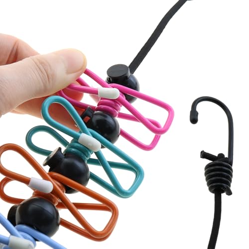 Travel Retractable Portable Spikeless Clothesline with Windproof Clip Heavy Duty Outdoor Camping Accessory for Hanging Towels Socks Blankets