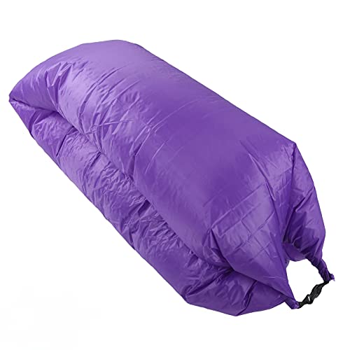 Foldable Air Sofa Inflatable Lounger, Portable Air Couch for Outdoor Travel Camping, No Pump Needed, Polyester with Carry Bag for Beach Pool Backyard