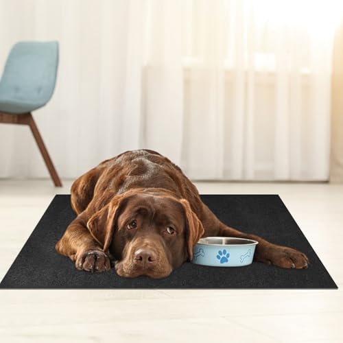 Dog Playpen Mat, Dog Crate Pad Liner for Kennel Training Under Pet Cage Mat Absorbs Waterproof Non-Slip Reusable Puppy Pad to Protect Floors, 59 x 48 inches - size: 59"x 48"
