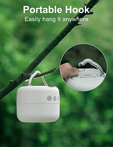 ZMNT LED Camping Lantern Rechargeable 1000LM, Up to 300H Running Time Camping Tent Light, 6700mAh Emergency Light for Hurricane, Power Outages, Home, Hiking, Water-Resistant - style: White