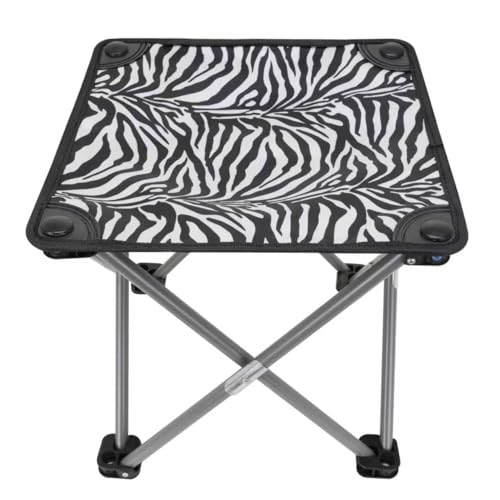 Roptat 2 Pack Camping Stool with Carry Bag (Zebra) - color: Zebra