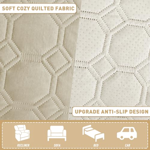 ZNSAYOTX Ultimate Cozy Blankets (30"x53") 100% Waterproof Sofa Mat Blanket for Dog Pets, Bed Couch Protector with Non-Slip Back Washable Durable, Pee Scratch Proof Easy to Clean (Khaki) - color: Khaki, size: 30x53 Inch