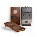 Elakai National Parks Series Premium Travel Cornhole Boards with Carry Case Backpack 1x2 - color: Retro Elakai 1x2