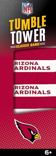 MasterPieces Tumble Tower - NFL Arizona Cardinals, Officially Licensed Wood Blocks - style: Arizona Cardinals