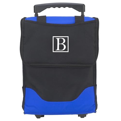 Picnic at Ascot Personalized Monogrammed 32 Can Collapsible Rolling Insulated Cooler- Designed & Quality Approved in The USA - style: Letter - B