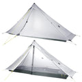 LANSHAN Ultralight Tent 3-Season Backpacking Tent for 1-Person or 2-Person Camping, Trekking, Kayaking, Climbing, Hiking - color: Pro 1-person, grey