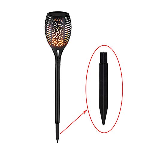 5pcs Solar Torch Lights Spikes Replacement Ground Stakes Plastic Outdoor Lighting Parts Accessories for Garden Lawn Lights