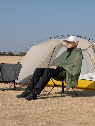 iClimb 3M Thinsulate Insulation Warm Camping Blanket Ultralight Compact - color: Green, size: 39” × 57”, 0.62 lb