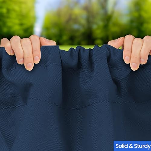 Covers & All Round Table Top Cover, 12 Oz Waterproof UV & Weather Resistant Patio Table Cover, Outdoor Table Cover for Patio Outdoor Furniture & Coffee Table (36" Dia x 4" H Inches, Blue) - color: Blue, size: 36" Dia x 4" H