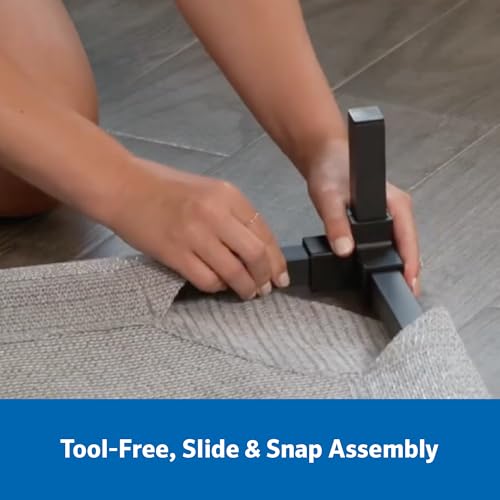 Coolaroo Pro Elevated Dog Bed with HeatShield Fabric – Advanced Cooling Raised Cot for Medium & Large Breeds, Easy-Clean, Low-to-Ground Access, Bonus Bolster Pillow – Everglade Green - color: Everglade Green, size: Large
