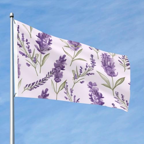 Lavender Flag 2 X 3 Ft Double Sided Vertical Garden Flag Seasonal Holiday Banner With Brass Grommets Photo Backdrop Yard Flag For Outdoor Indoor Home Decor - color: Lavender