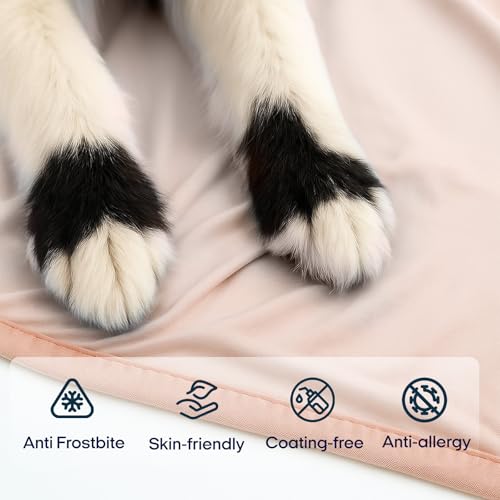 Zonli Premium Cooling Blanket for Dogs-Lightweight Fluffy Pet Throw & Bed Cover,Cooling Mat for Dogs,Cats&Puppies - Breathable,Durable Summer Blanket-Oversized 39"×55" Pet Pad, Machine Washable (PinK) - color: Pink