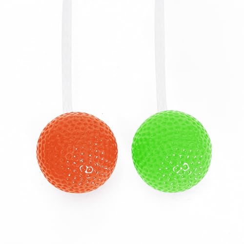 KH Ladderball Balls Set Replacement Balls Ladder Toss Game Balls Soft Golf Balls Safe for Kids(6 Pack) - color: Orange,green